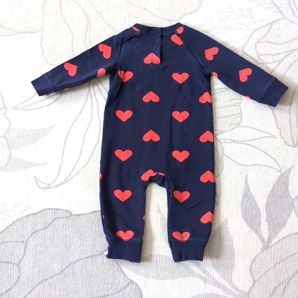 Primary Baby Sweatshirt Romper - Size 6-12 Months - Picture 2 of 5
